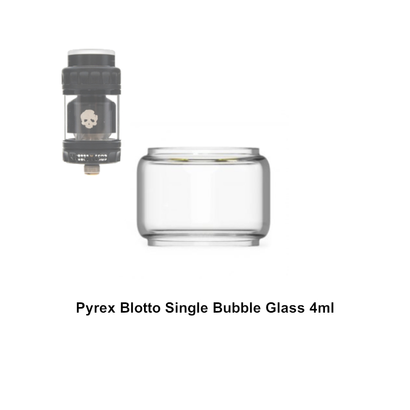 Dovpo Blotto Single Coil Bubble Glass Pyrex 4ml